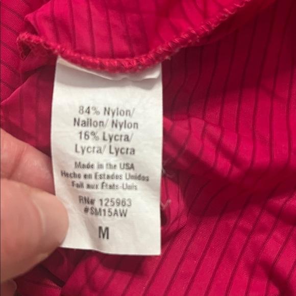Beyond Yoga Magenta Striped Tank Top Size M - Picture 5 of 7